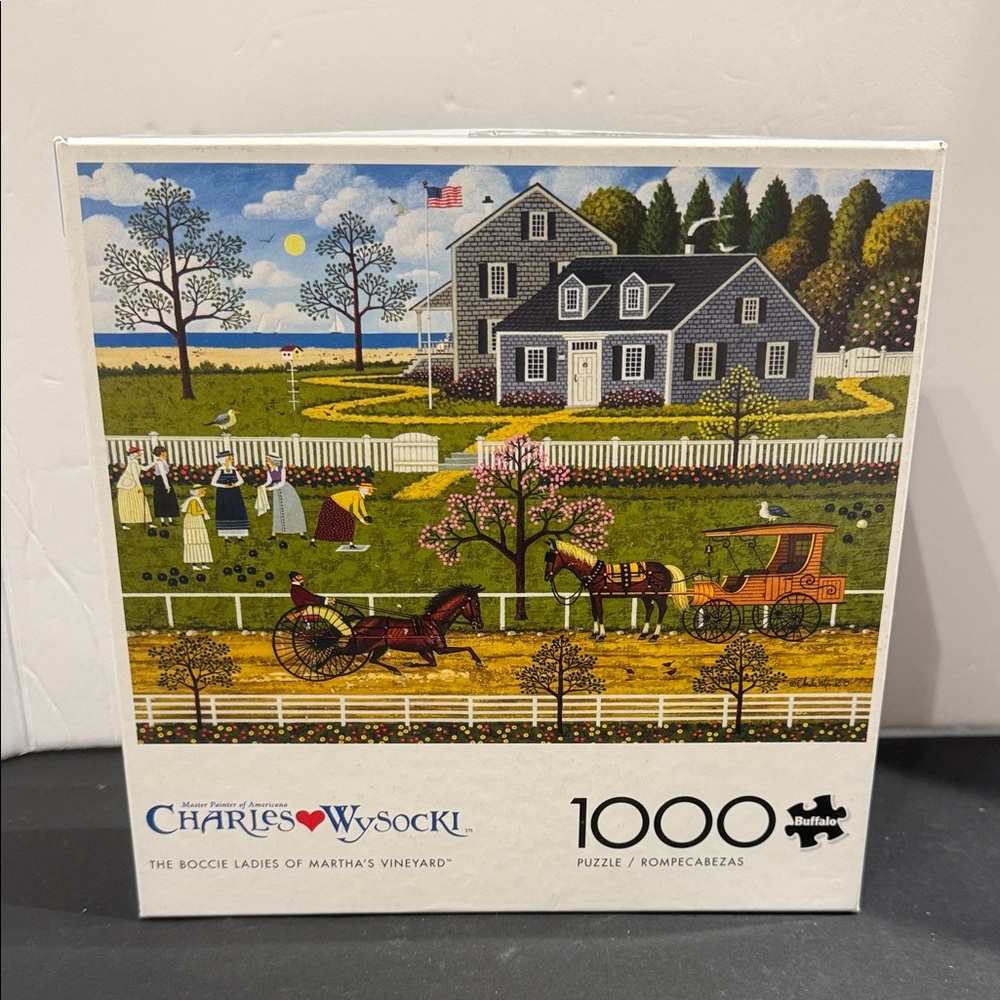 Charles Wysocki puzzle Boccie Ladies of Martha's Vineyard 1000 pc SALE 3/$25